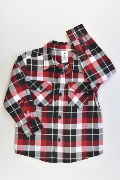 NEW H&T Size 3 Checked Winter Shirt