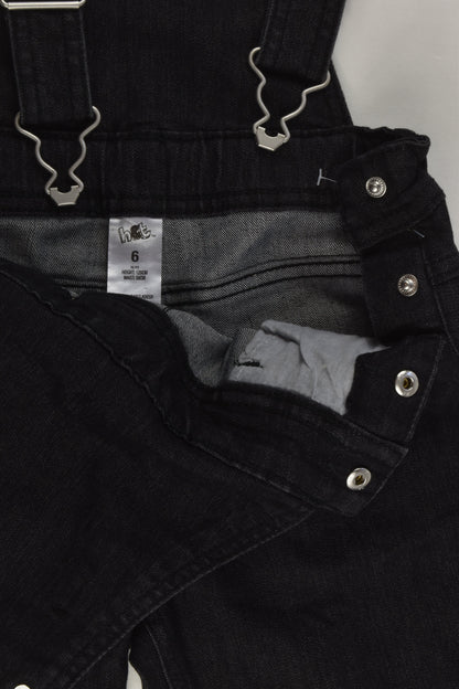 NEW H&T Size 6 Denim Overalls