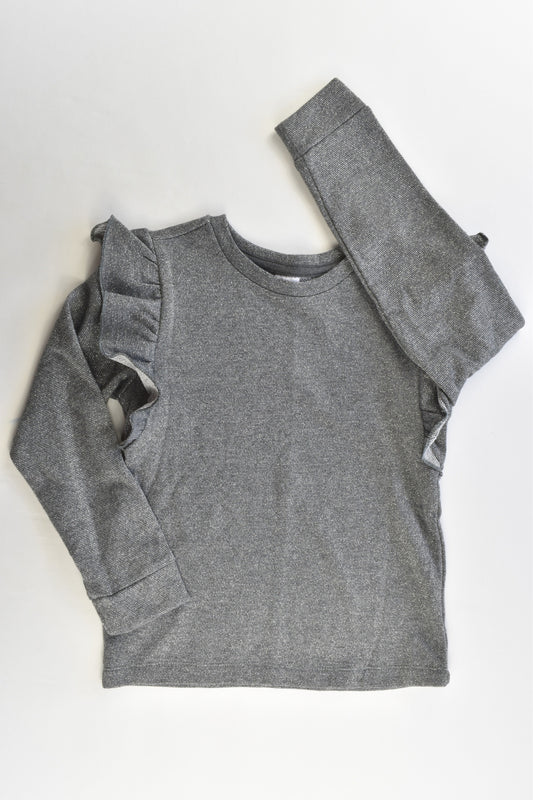 NEW H&T Size 6 Ruffle Sleeves Sweater