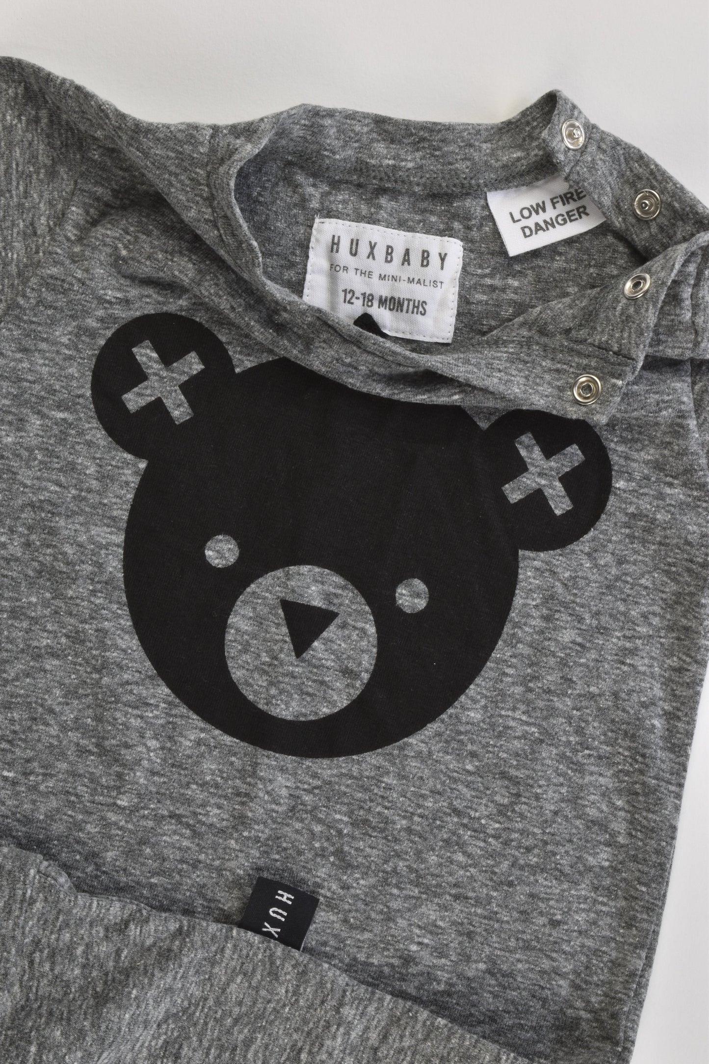 NEW Huxbaby Size 1 (12-18 months) Bear Short Romper