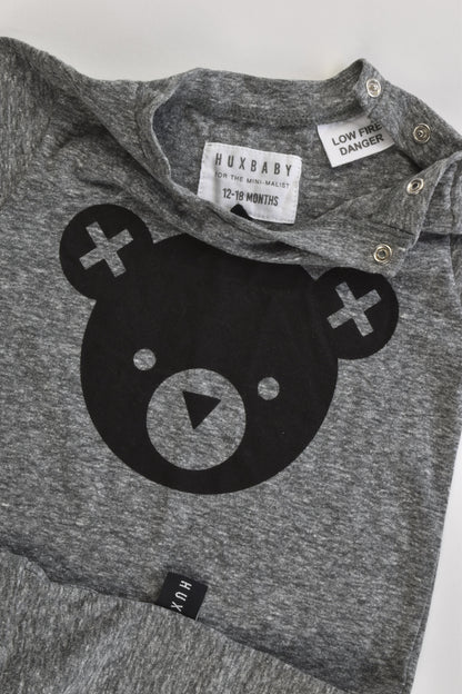 NEW Huxbaby Size 1 (12-18 months) Bear Short Romper