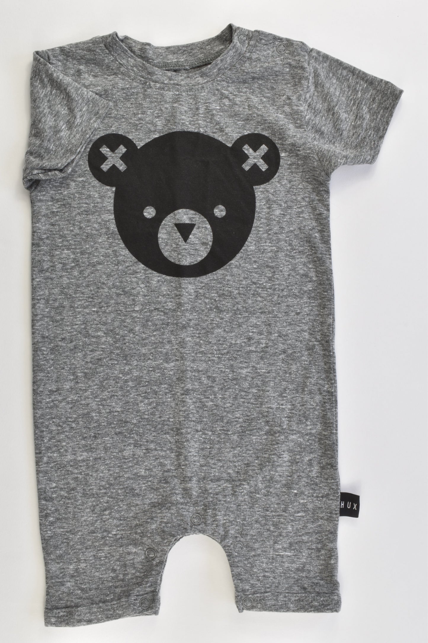 NEW Huxbaby Size 1 (12-18 months) Bear Short Romper