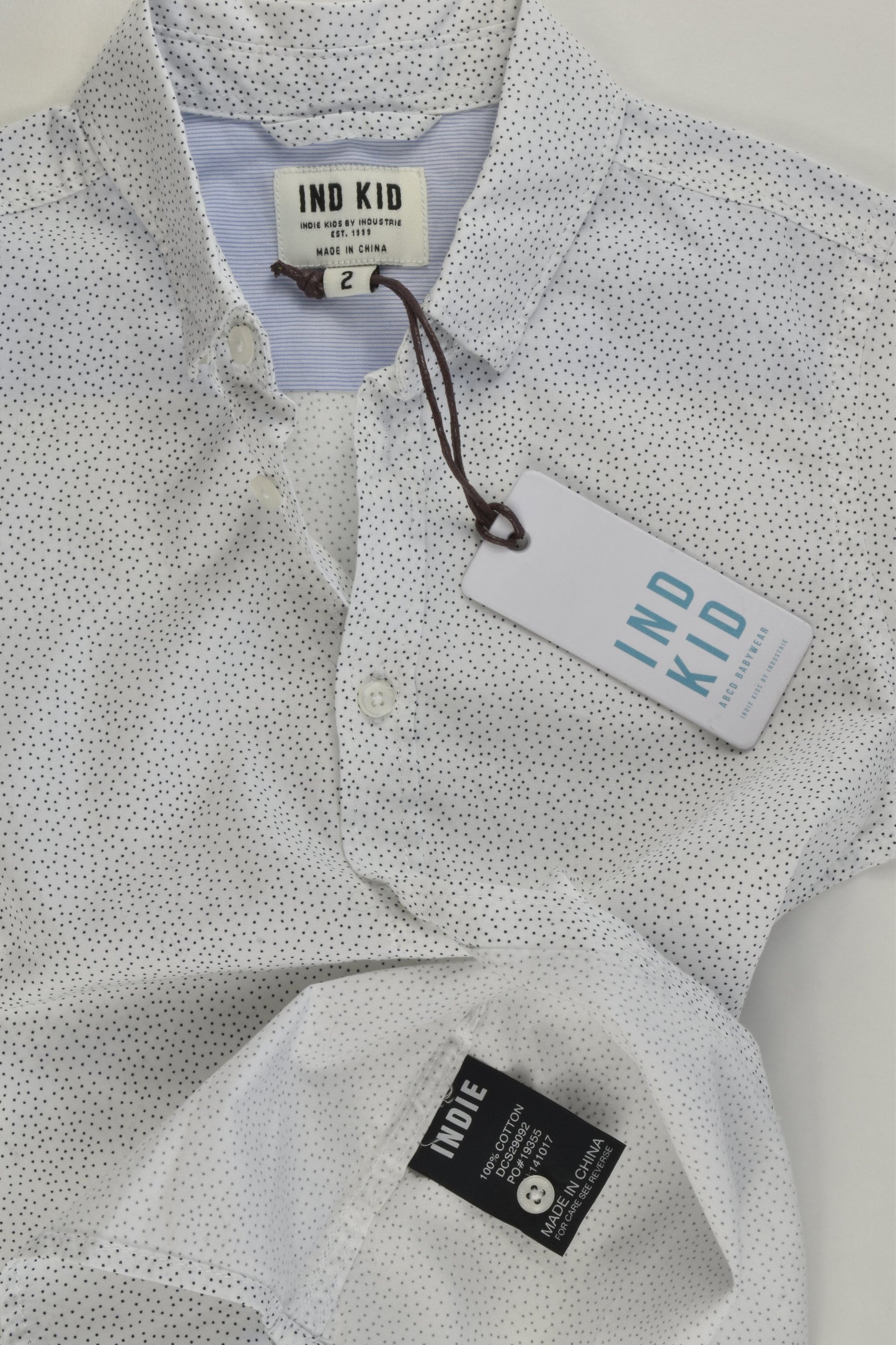 NEW Indie Kids by Industrie Size 2 Collared Shirt