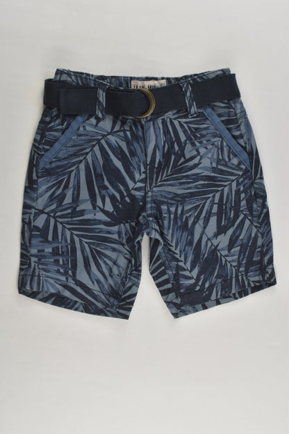 NEW Jack & Milly Size 1 Leaves Stretchy Shorts with Belt