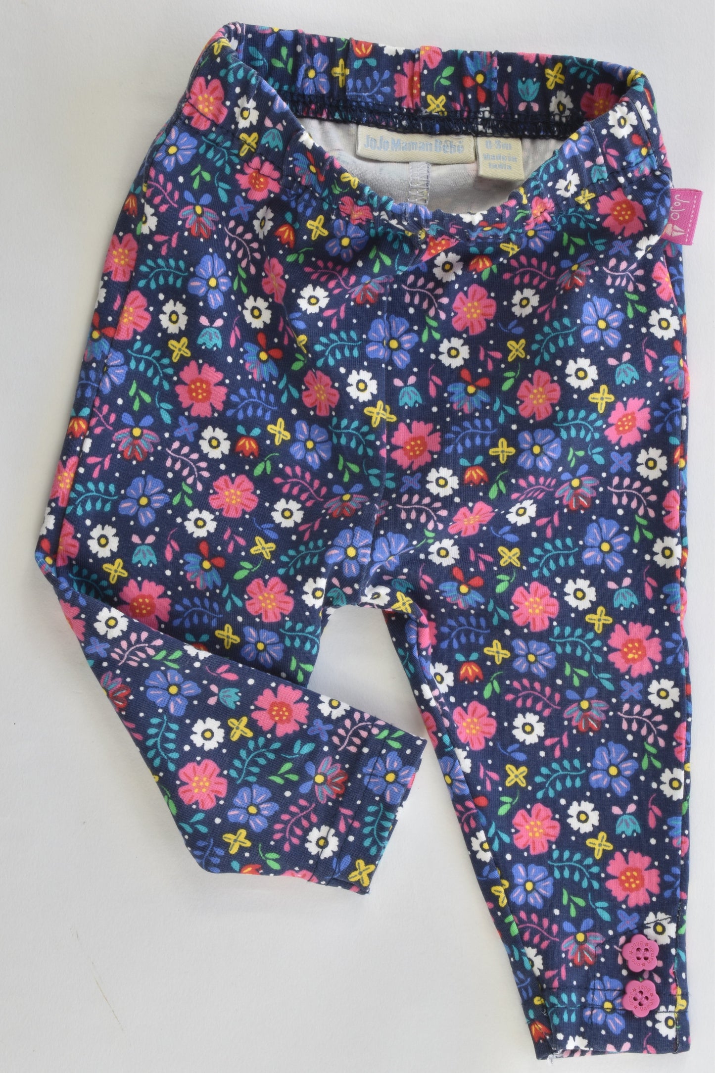 NEW JoJo Maman Bébé Size 0-3 months Liberty Print Leggins