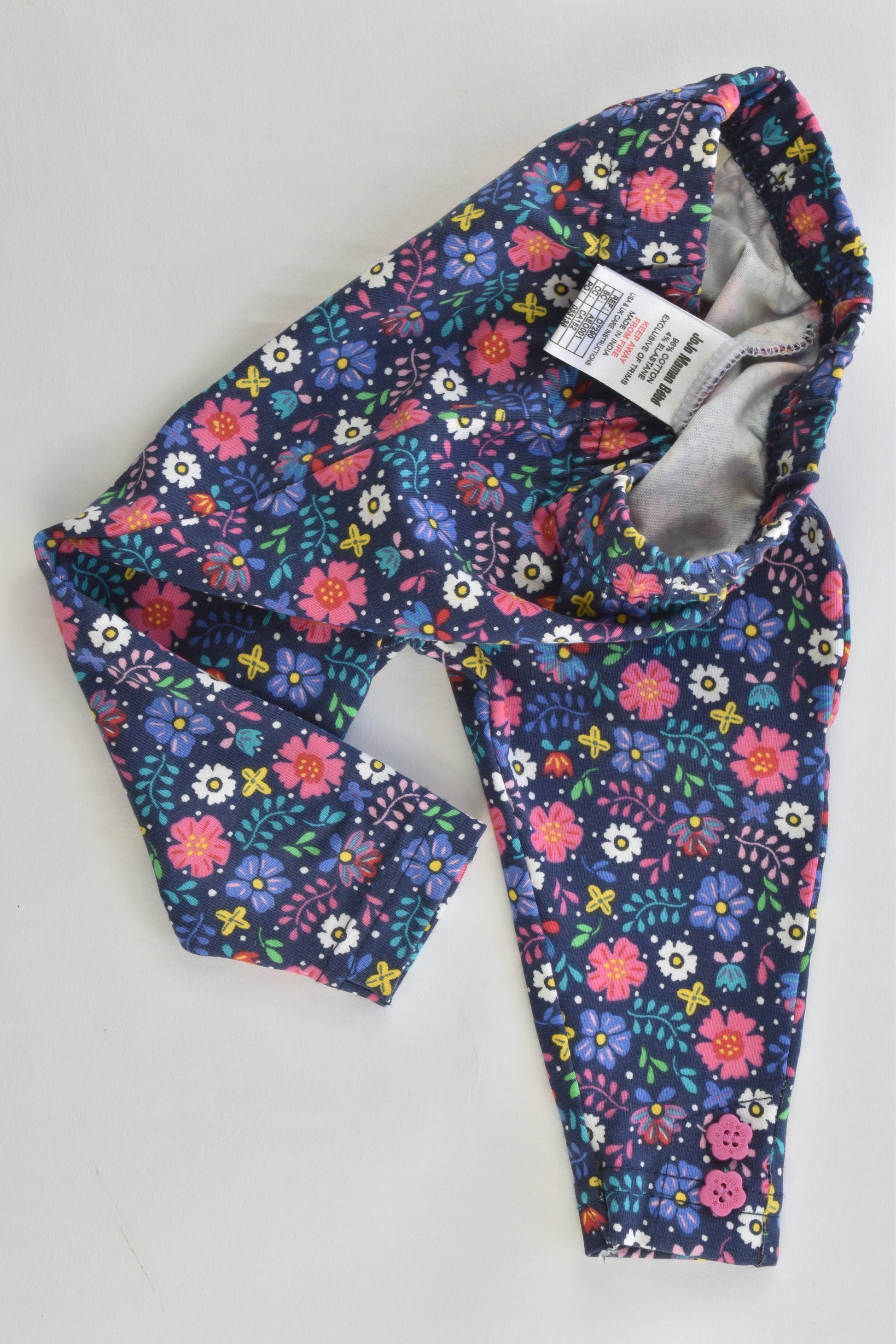 NEW JoJo Maman Bébé Size 0-3 months Liberty Print Leggins