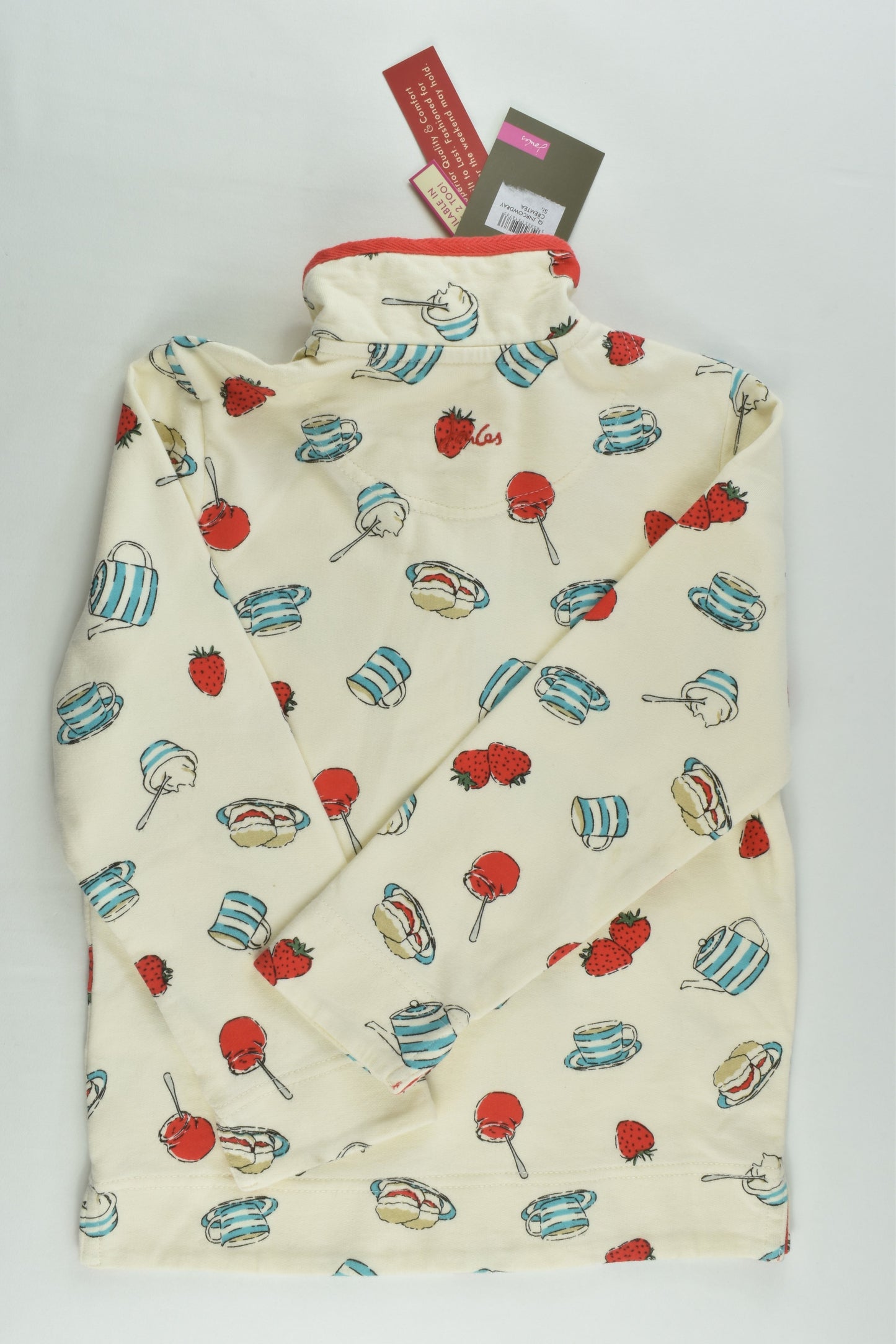 NEW Joules Size 4 (104 cm) Strawberries and more Jumper