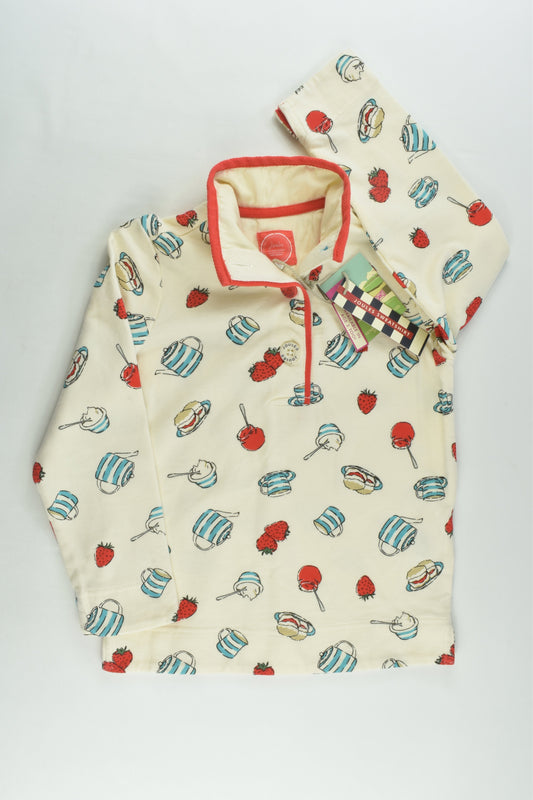 NEW Joules Size 4 (104 cm) Strawberries and more Jumper