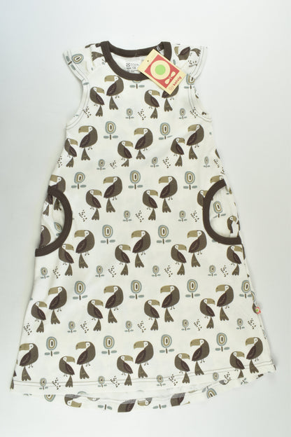 NEW Katvig (For The Love Of Earth) Size 8 Organic Toucans Dress