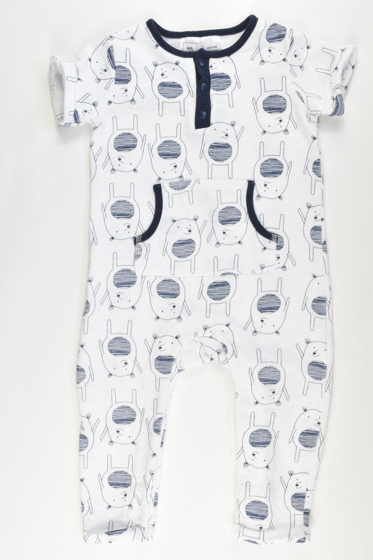 NEW Kids & Co Size 1 Bears Playsuit
