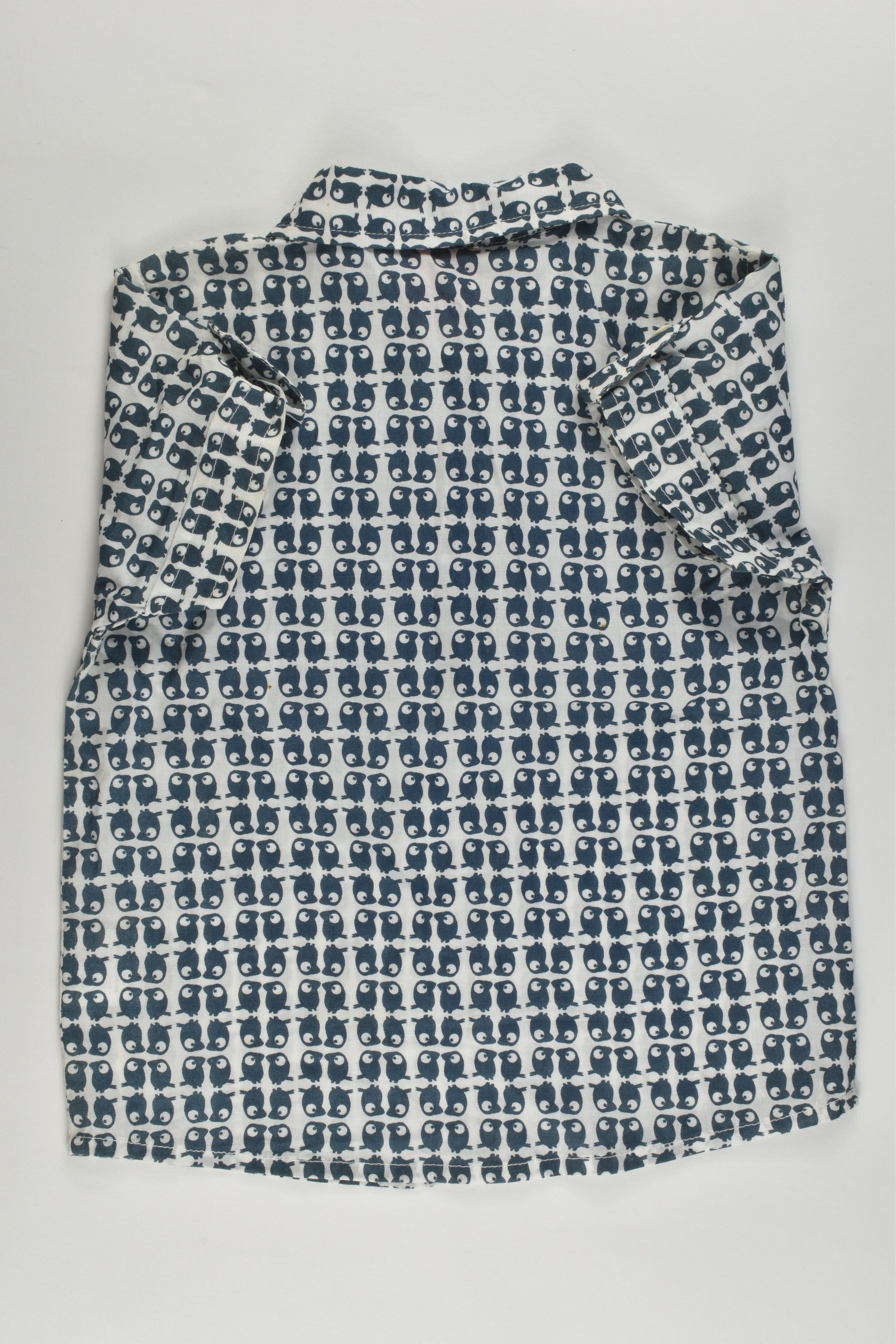 NEW La Queue Du Chat (France) Size 4 Organic and Fair Trade Collared Shirt