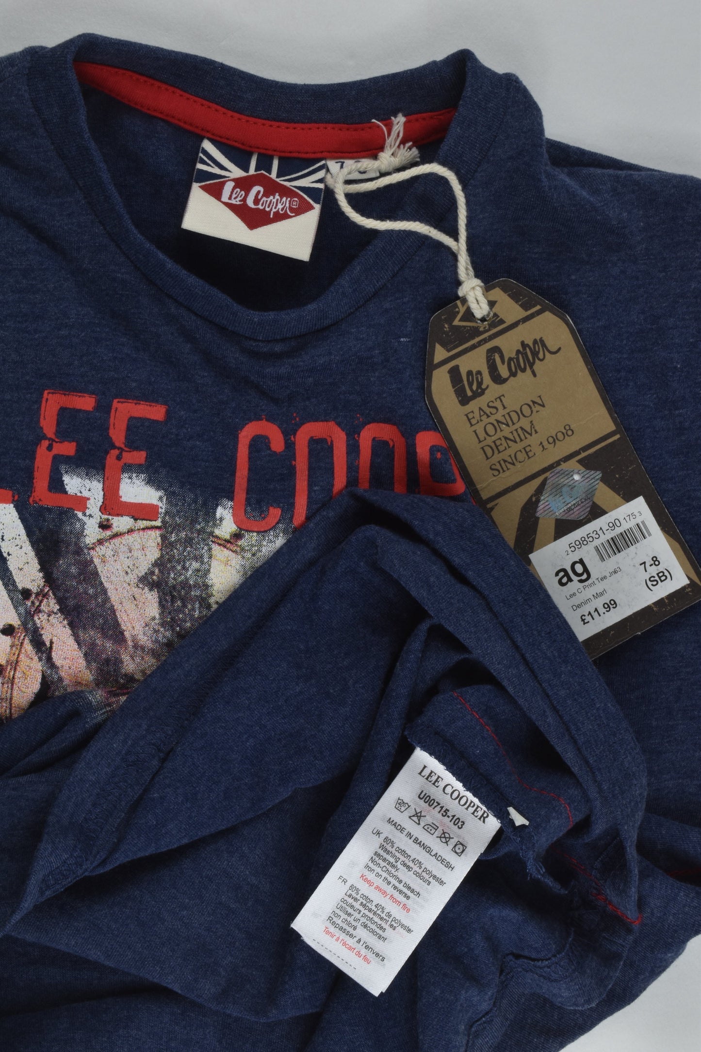 NEW Lee Cooper Size 7-8 London T-shirt