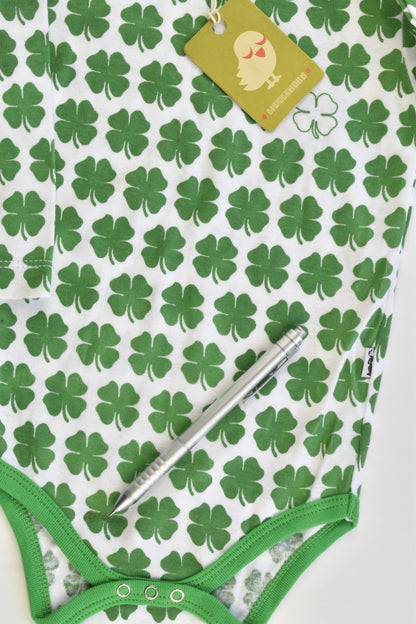 NEW Littlehorn Size 0 (9-12 months) Clover Bodysuit