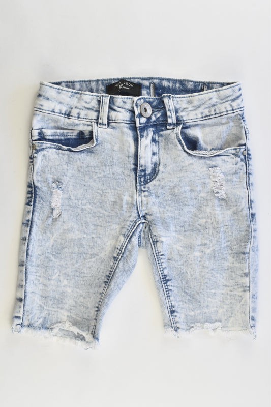 New Look 915 Generation Size approx 4-5 Soft and Stretchy Denim Shorts