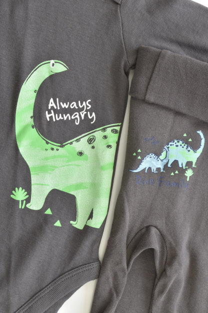 NEW Lupilu (Germany) Size 62/68 (2-4 months) Dinosaur Set