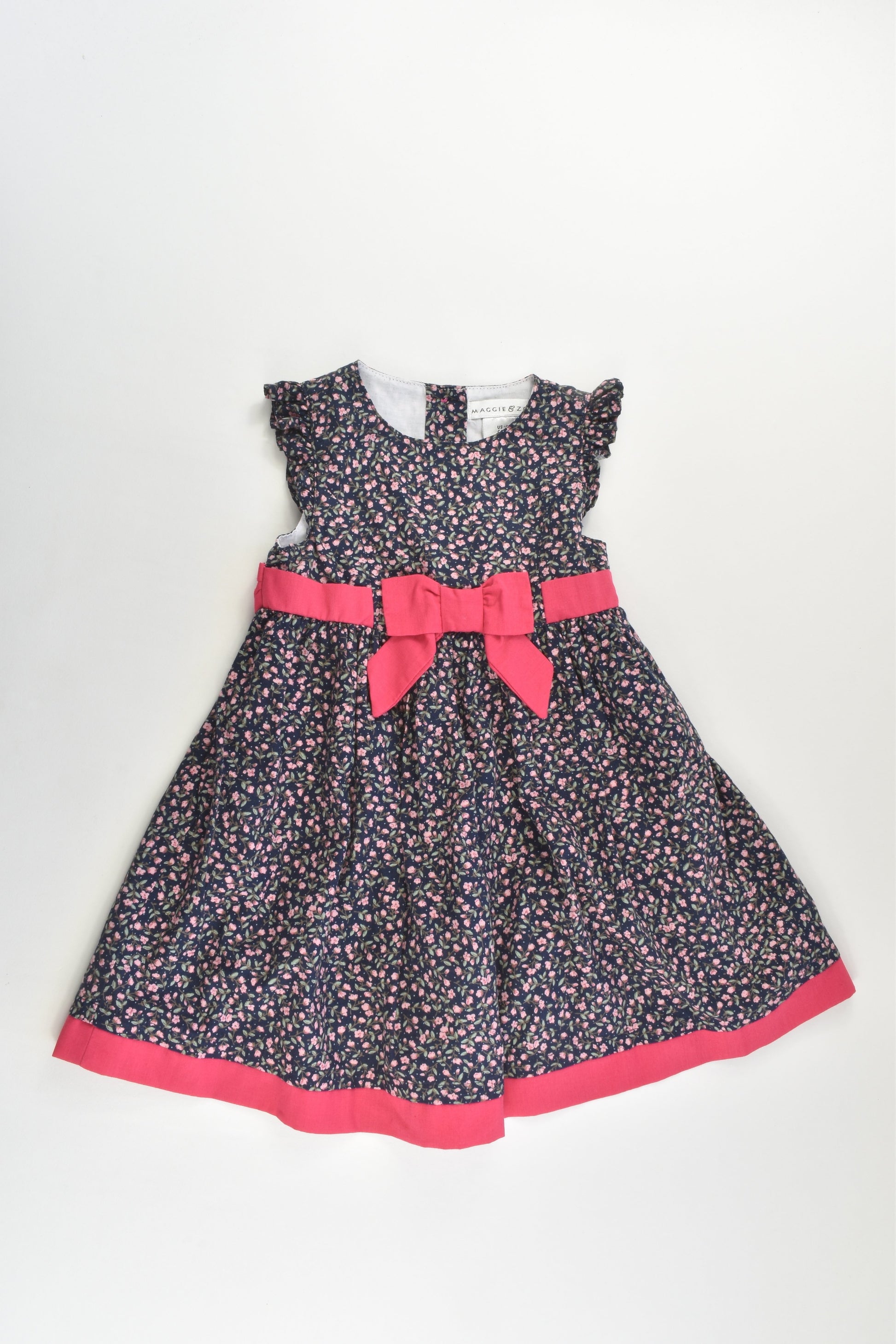 NEW Maggie & Zoe Size 1 (12-18 months, 86 cm) Lined Floral Dress