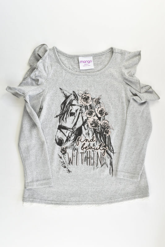 NEW Mango Size 8 'Find Beauty' Horse Knitted Jumper