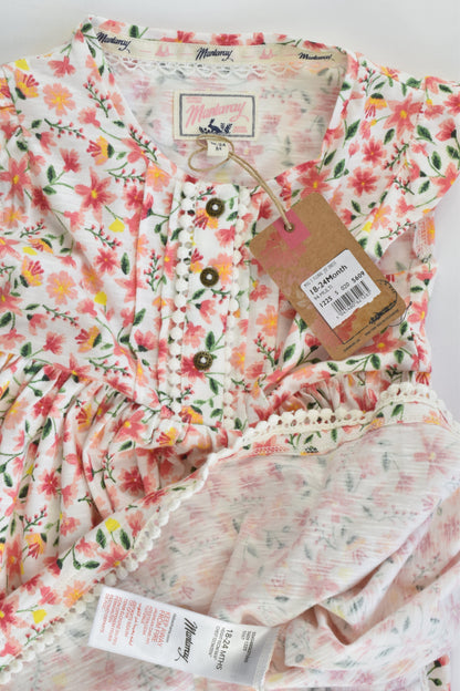 NEW Mantaray by Debenhams Size 2 (18-24 months) Floral Dress