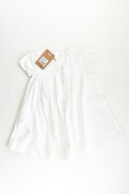 NEW Mantaray (Debenhams) Size 1 (12-18 months) Lined Floral Embroidery Dress