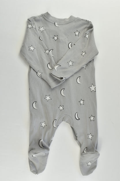 NEW Marks & Spencer Size 000 Stars and Moon Footed Romper