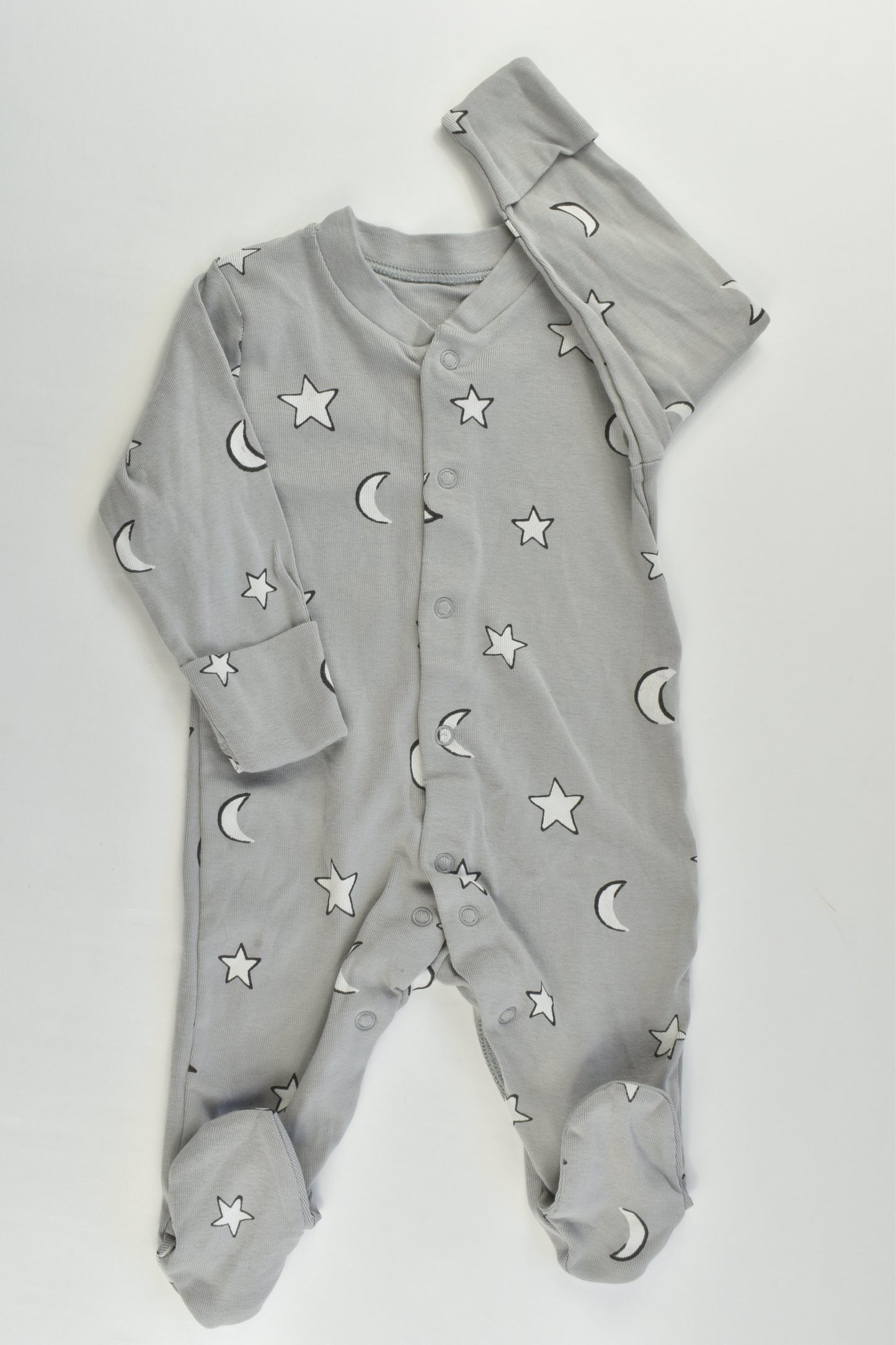 NEW Marks & Spencer Size 000 Stars and Moon Footed Romper
