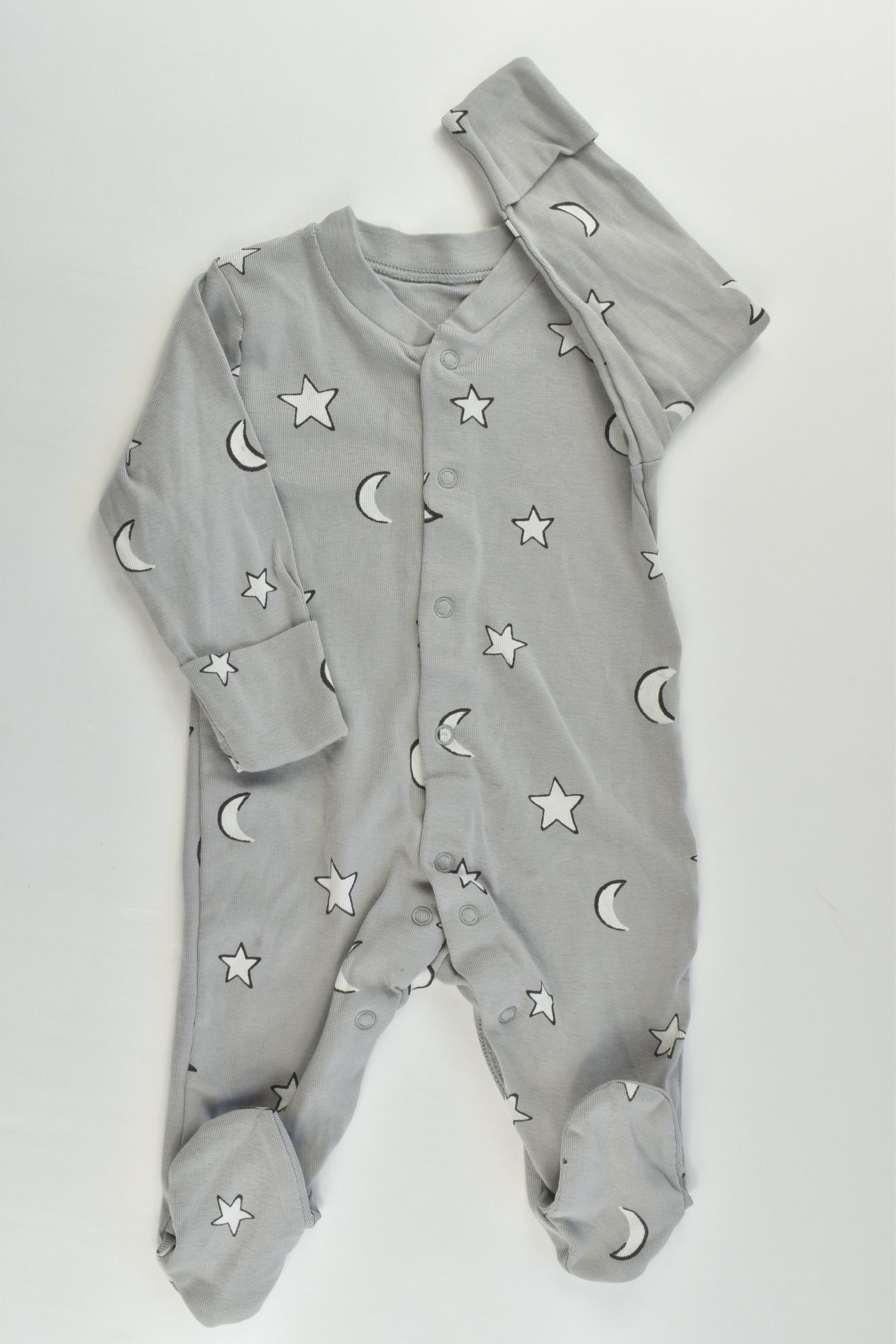 NEW Marks & Spencer Size 000 Stars and Moon Footed Romper