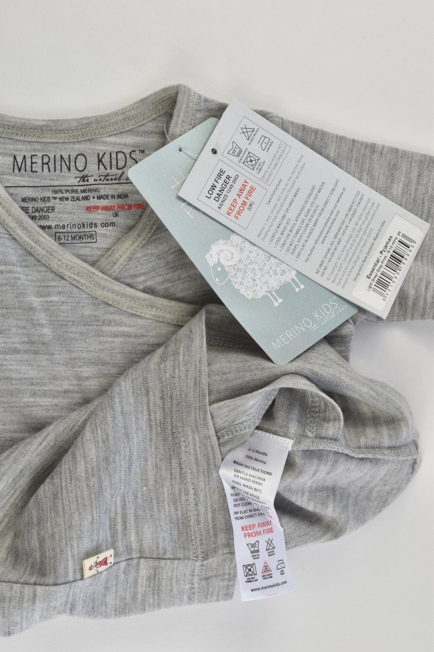 NEW Merino Kids (NZ) Size 0 (6-12 months) Merino Top