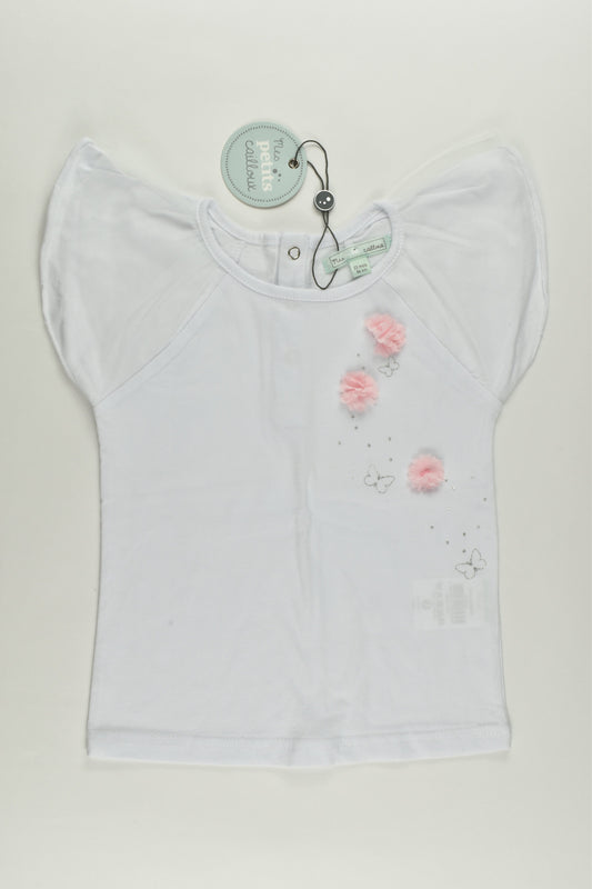 NEW Mes Petits Cailloux (France) Size 1-2 (23 months, 86 cm) T-shirt