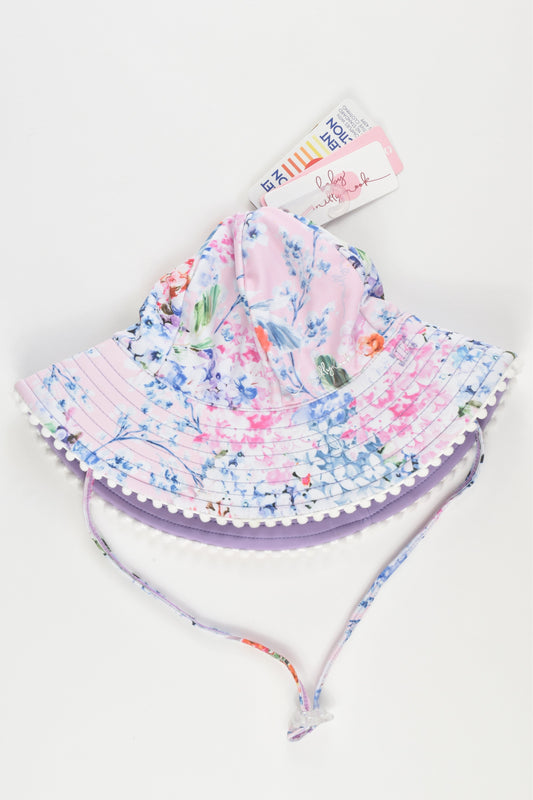 NEW Millymook Size 1-2 Reversible UV Beach Hat