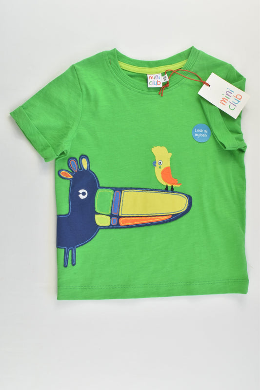 NEW Mini Club Size 2 (86-92 cm) Bird T-shirt