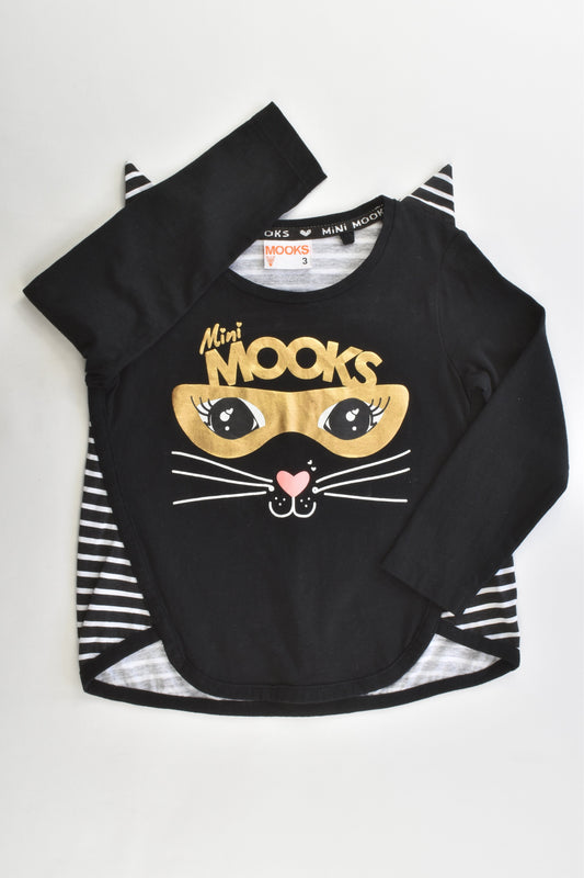 NEW Mini Mooks Size 3 Cat Top