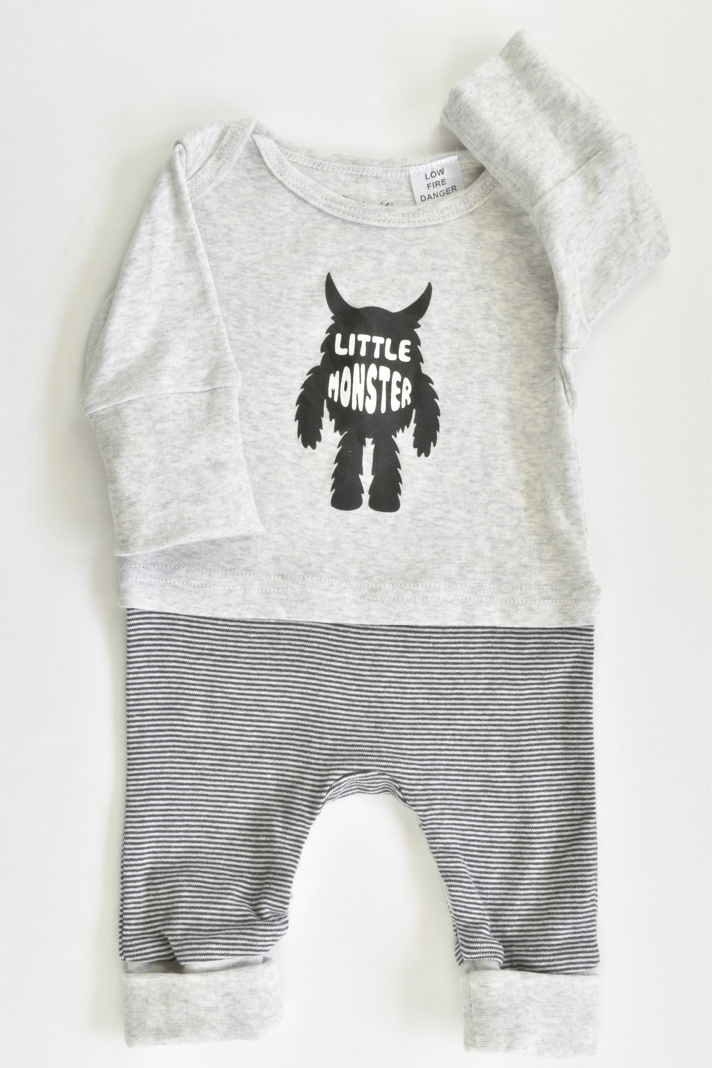 NEW Minifin (AU) Size 000 'Little Monster' Romper