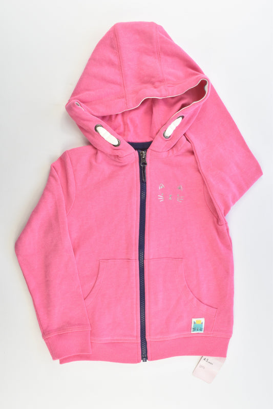 NEW Mothercare Size 4-5 (110 cm) Kitty Hooded Jumper