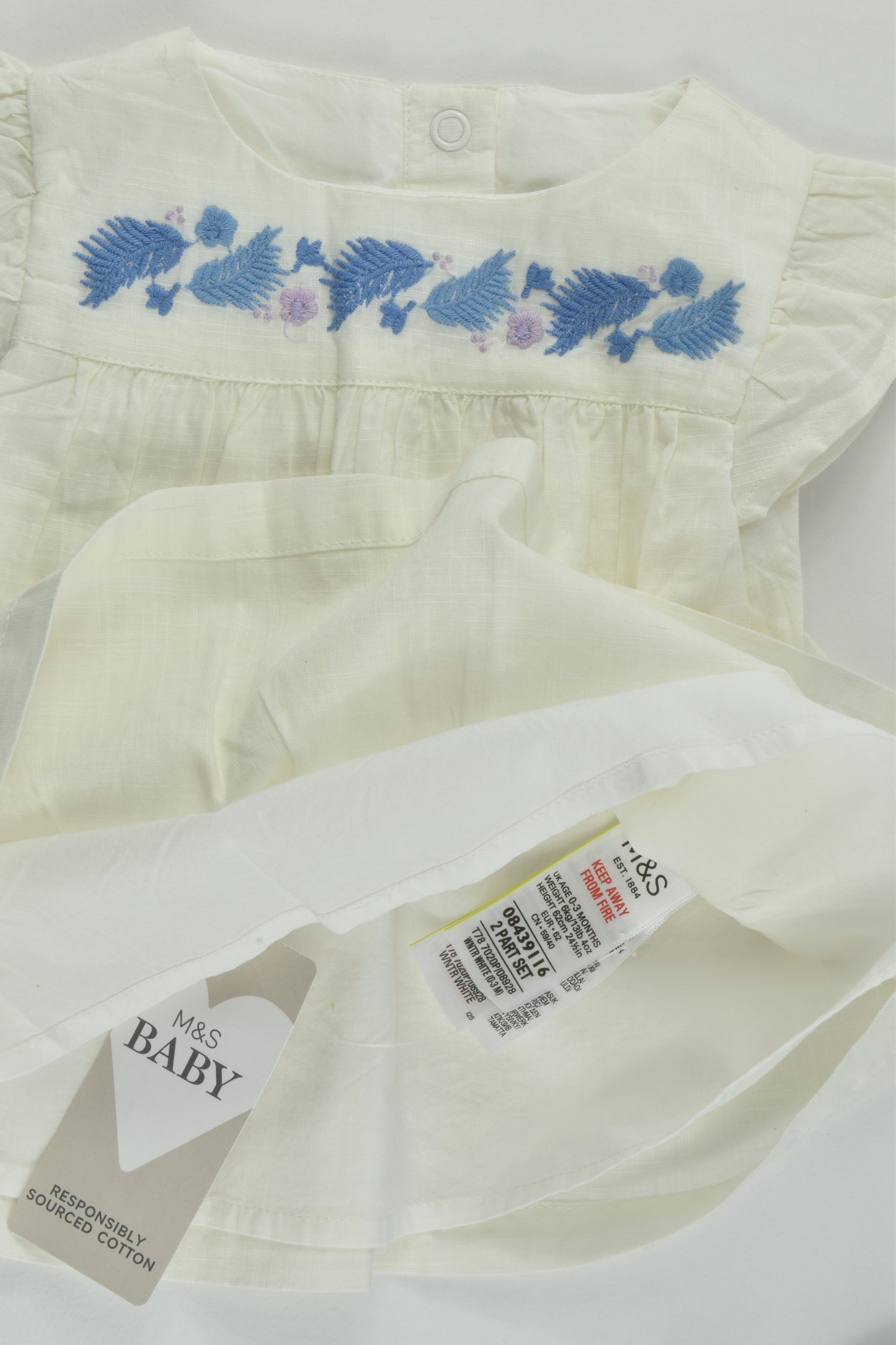 NEW M&S Size 000 (0-3 months) Outfit