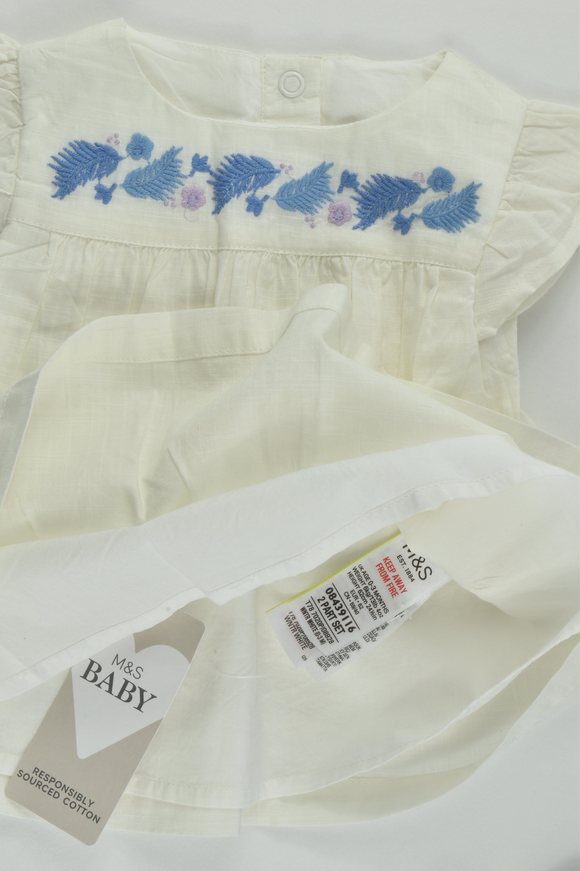 NEW M&S Size 000 (0-3 months) Outfit