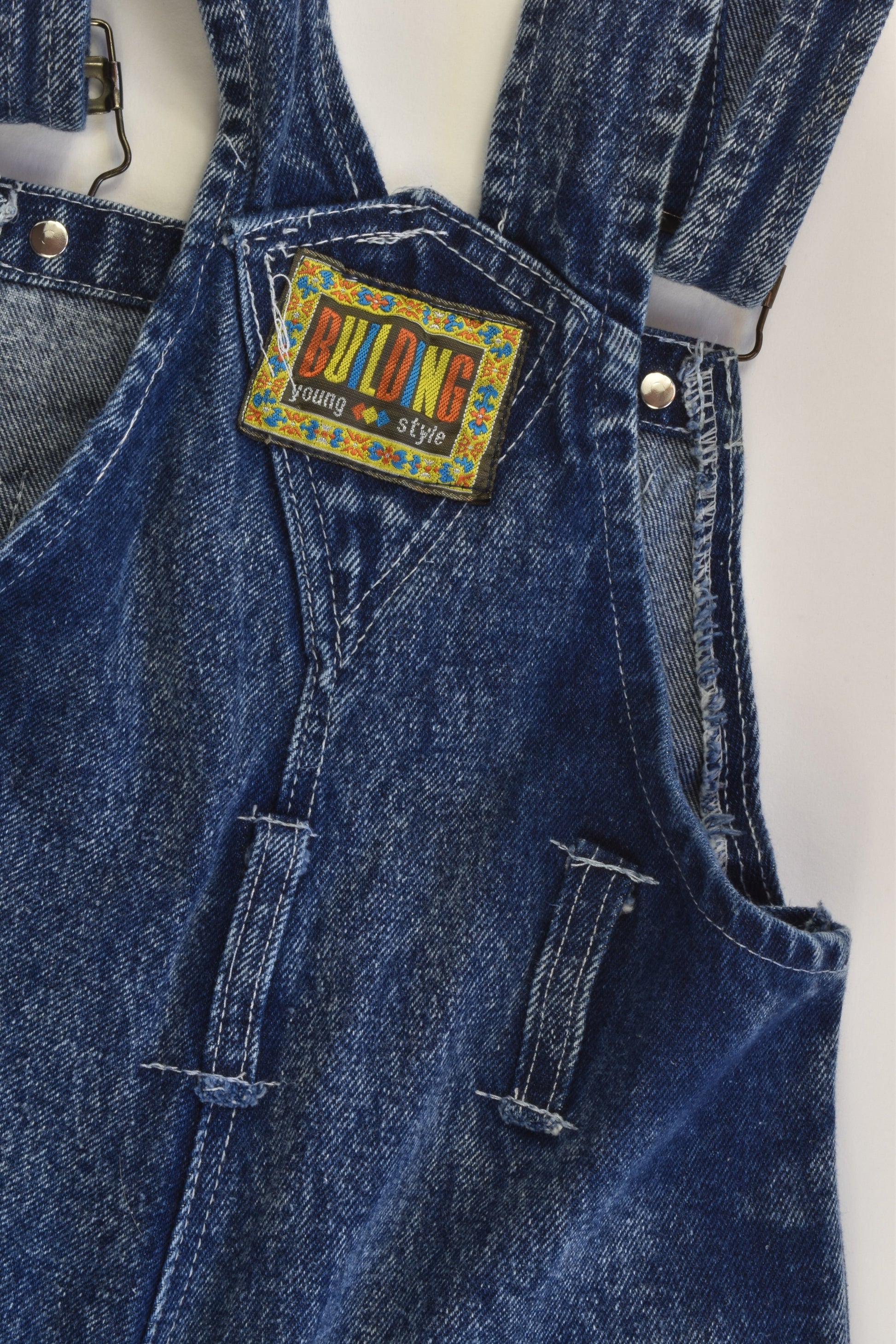 NEW Nackid Size approx 4-5 'Building Young Style' Denim Overalls