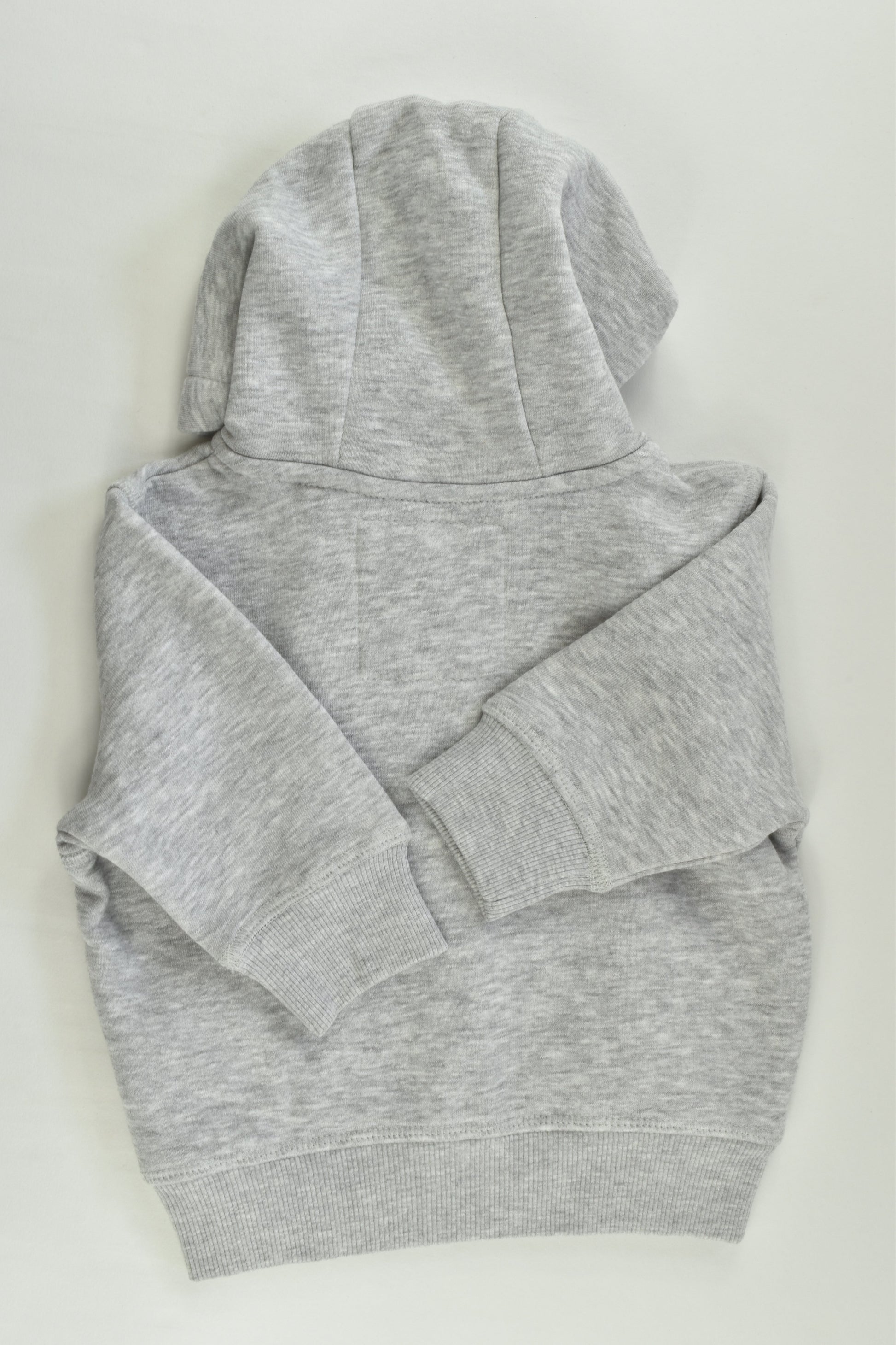 NEW Next Size 00 (3-6 months) Grey Zip Hooded Jumper
