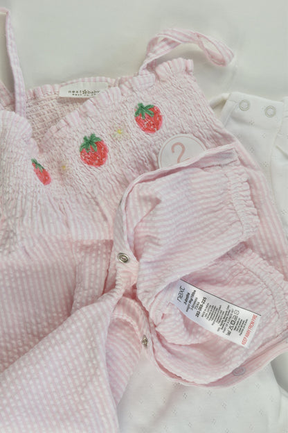 NEW Next Size 00 (3-6 months) Strawberry Outfit