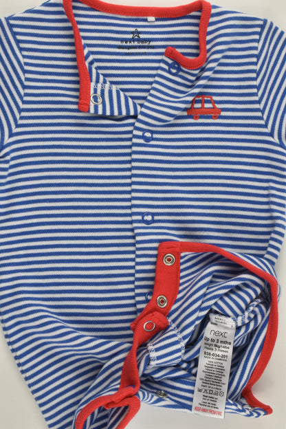 NEW Next Size 000 (Up to 3 months) Striped Short Romper
