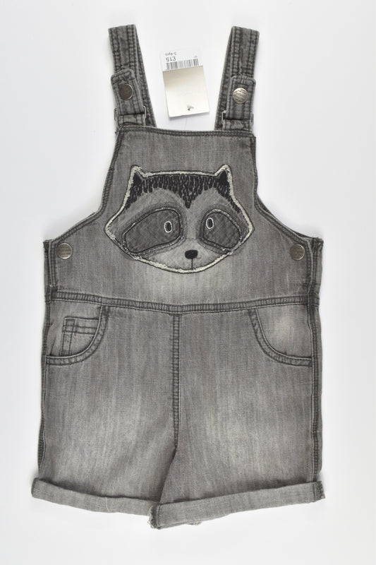 NEW Next Size 3-4 (104 cm) Soft Racoon Overalls