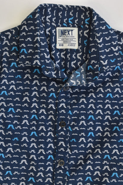 NEW Next Size 3-4 Mustaches Collared Shirt