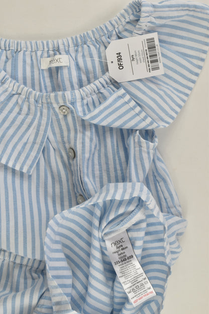 NEW Next Size 3 (98 cm) Short Striped Playsuit
