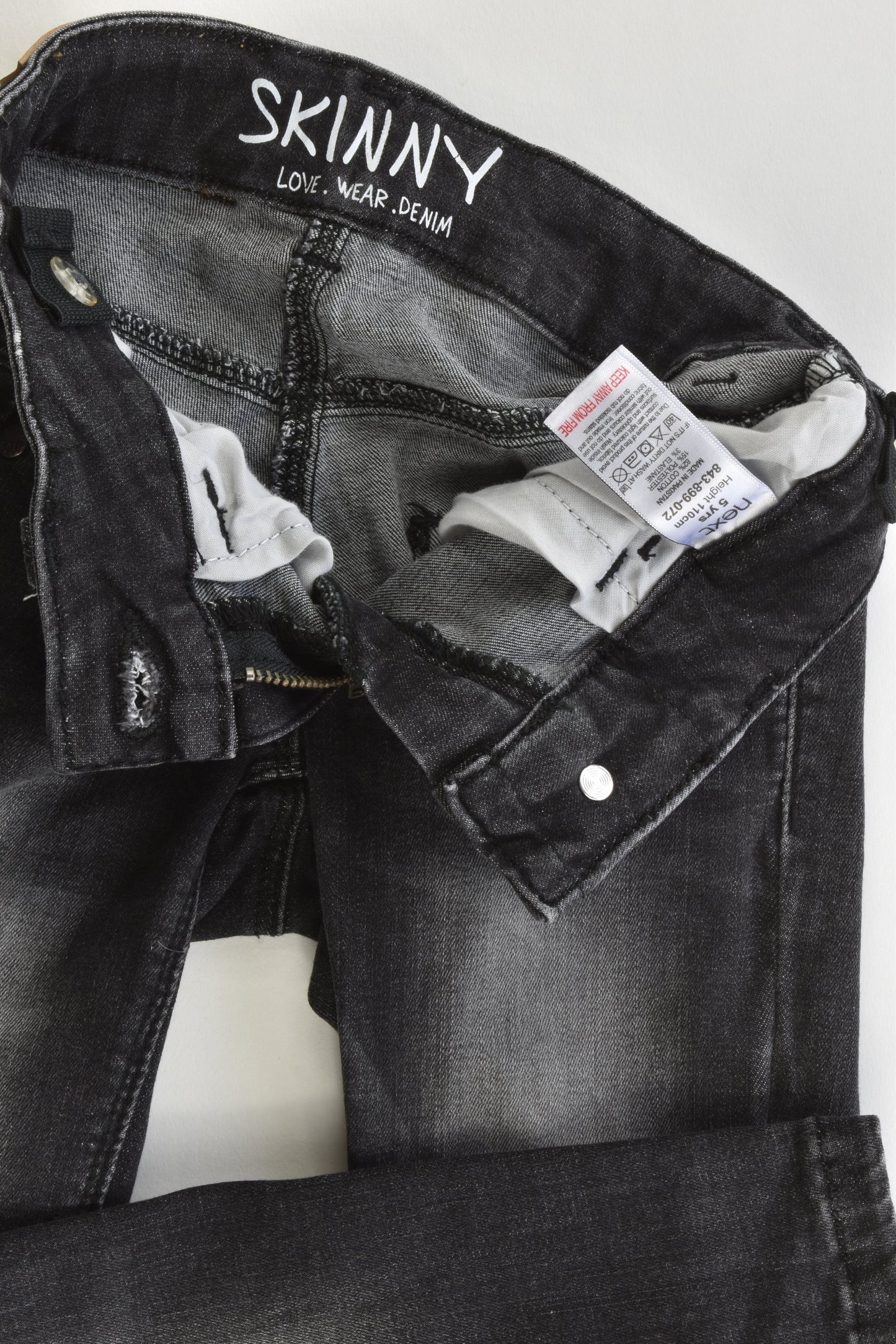NEW Next Size 5 Skinny Strechy Denim Pants