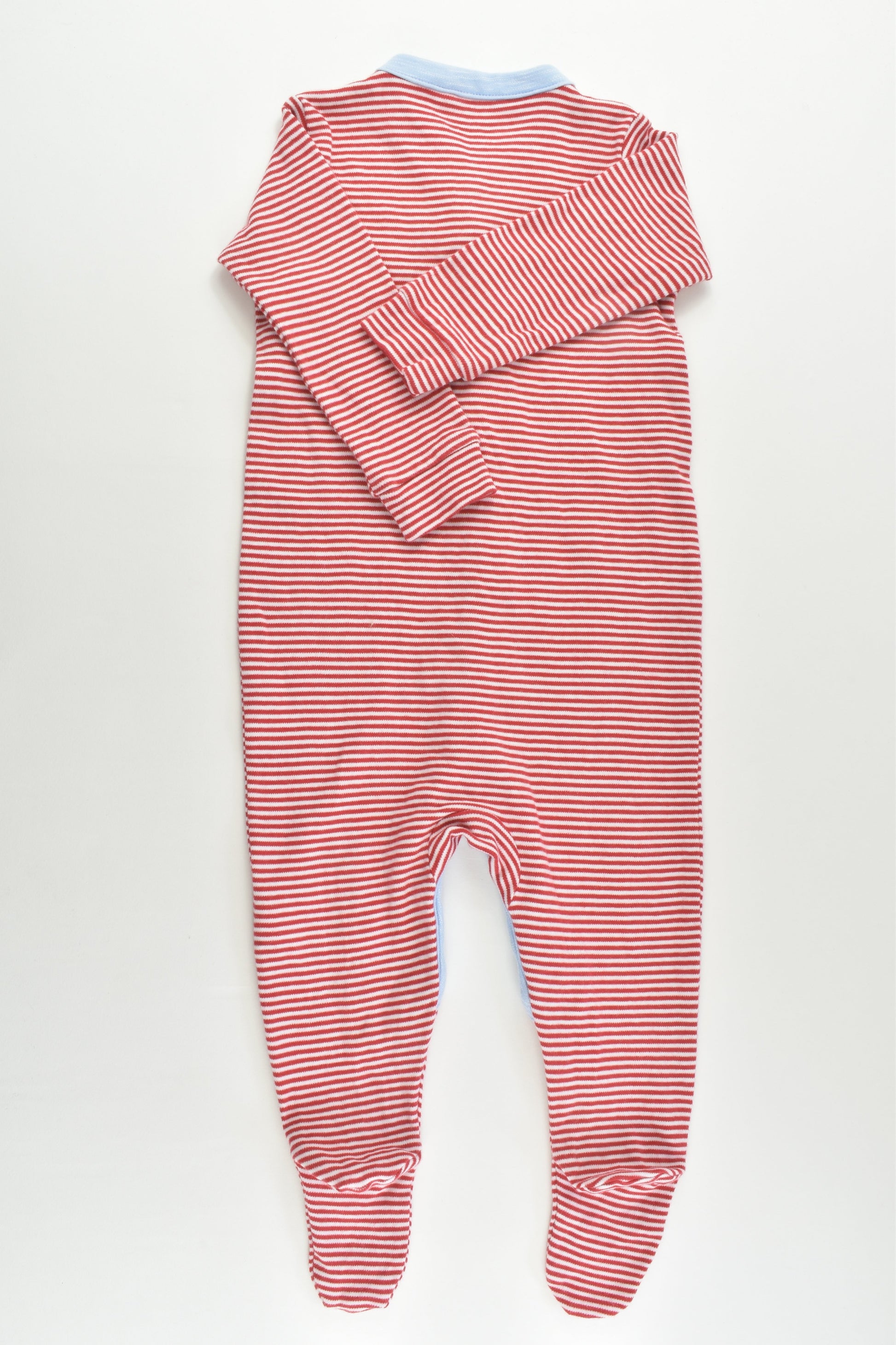NEW Next (UK) Size 0 (9-12 months) Striped Footed Romper