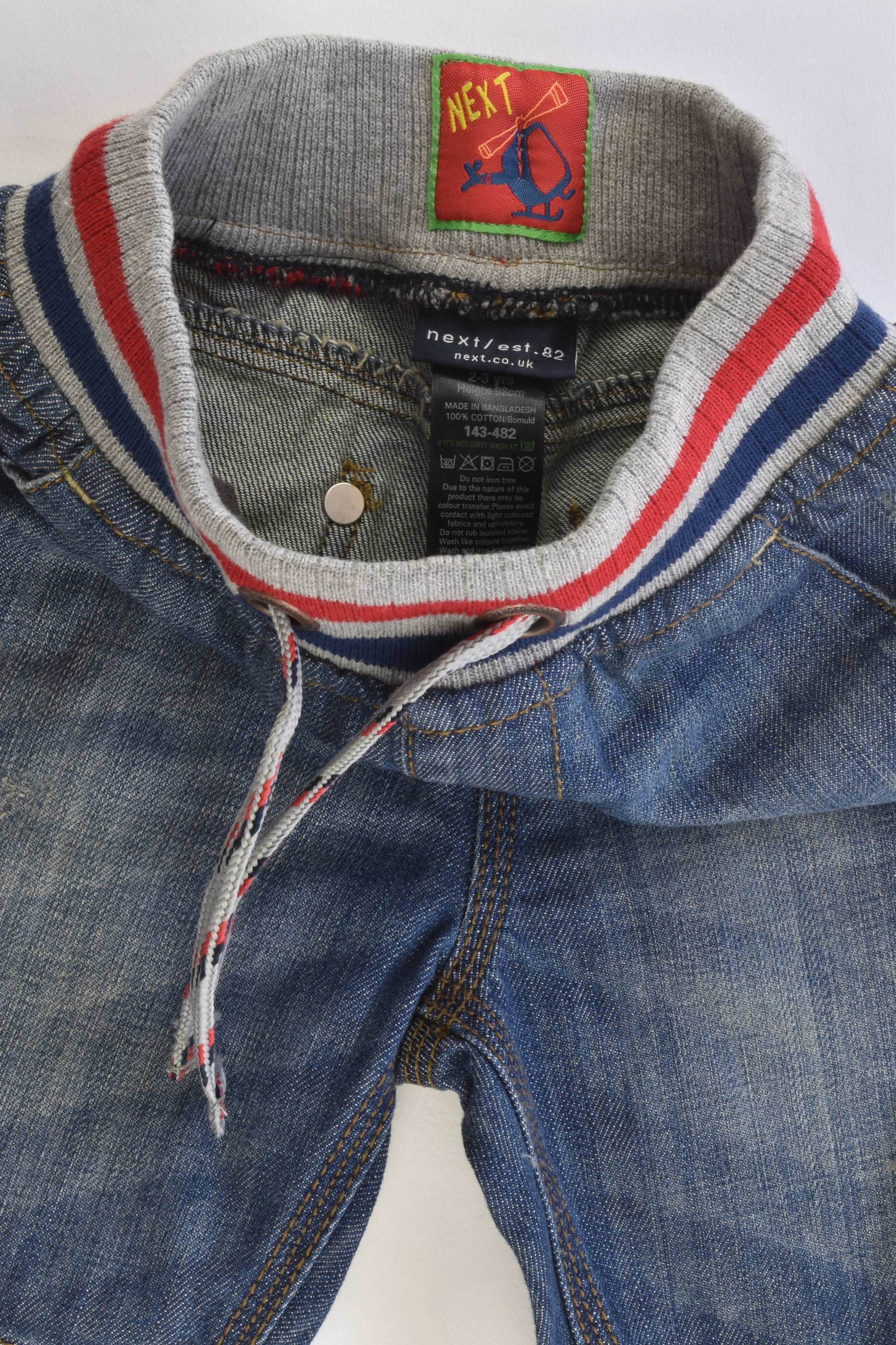NEW Next UK Size 2-3 Soft Denim Shorts
