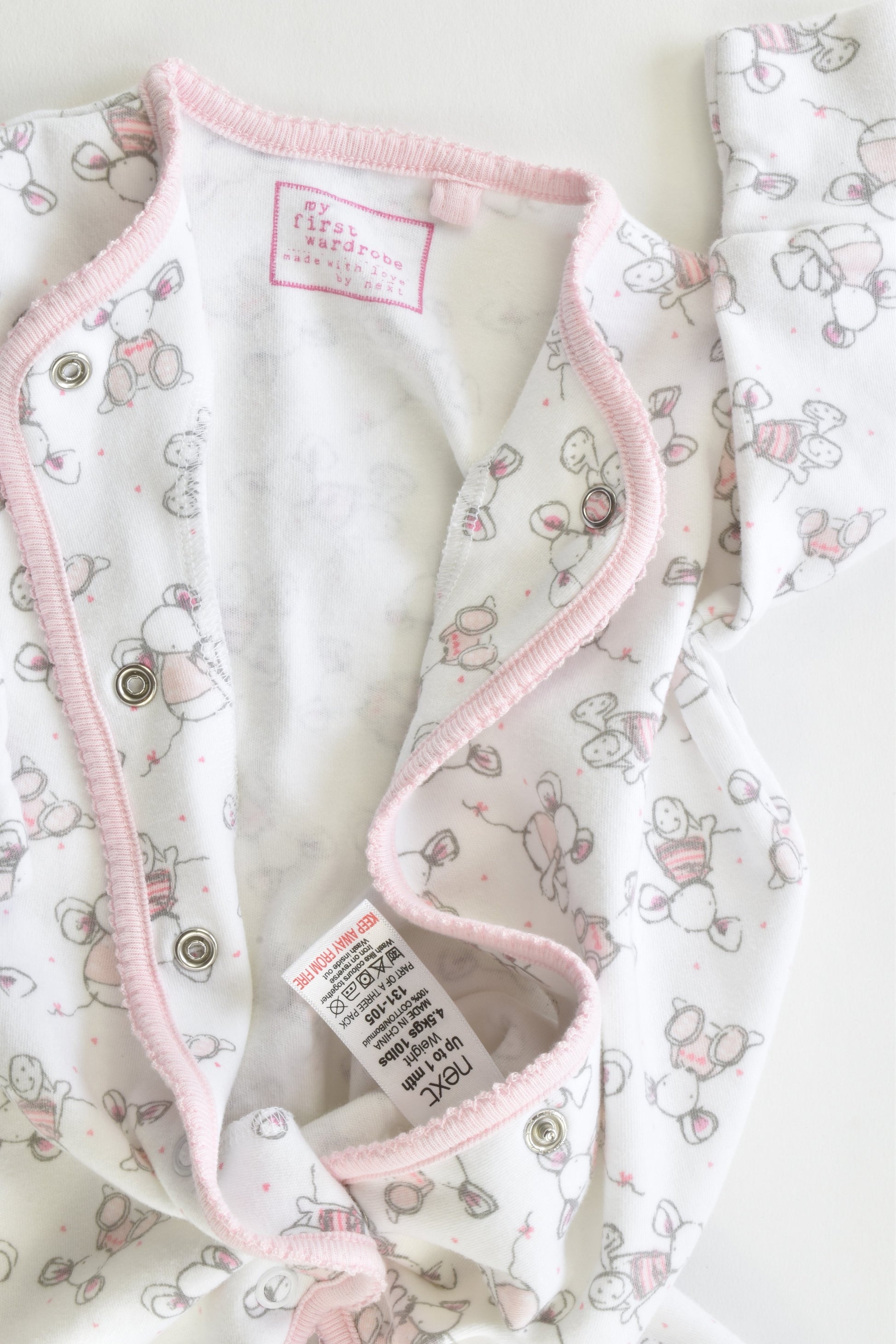 NEW Next Up to 1 month Mouse Romper