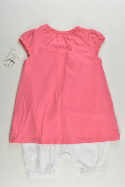 NEW Nutmeg Size 1 (12-18 months, 86 cm) Animals and Flowers Outfit