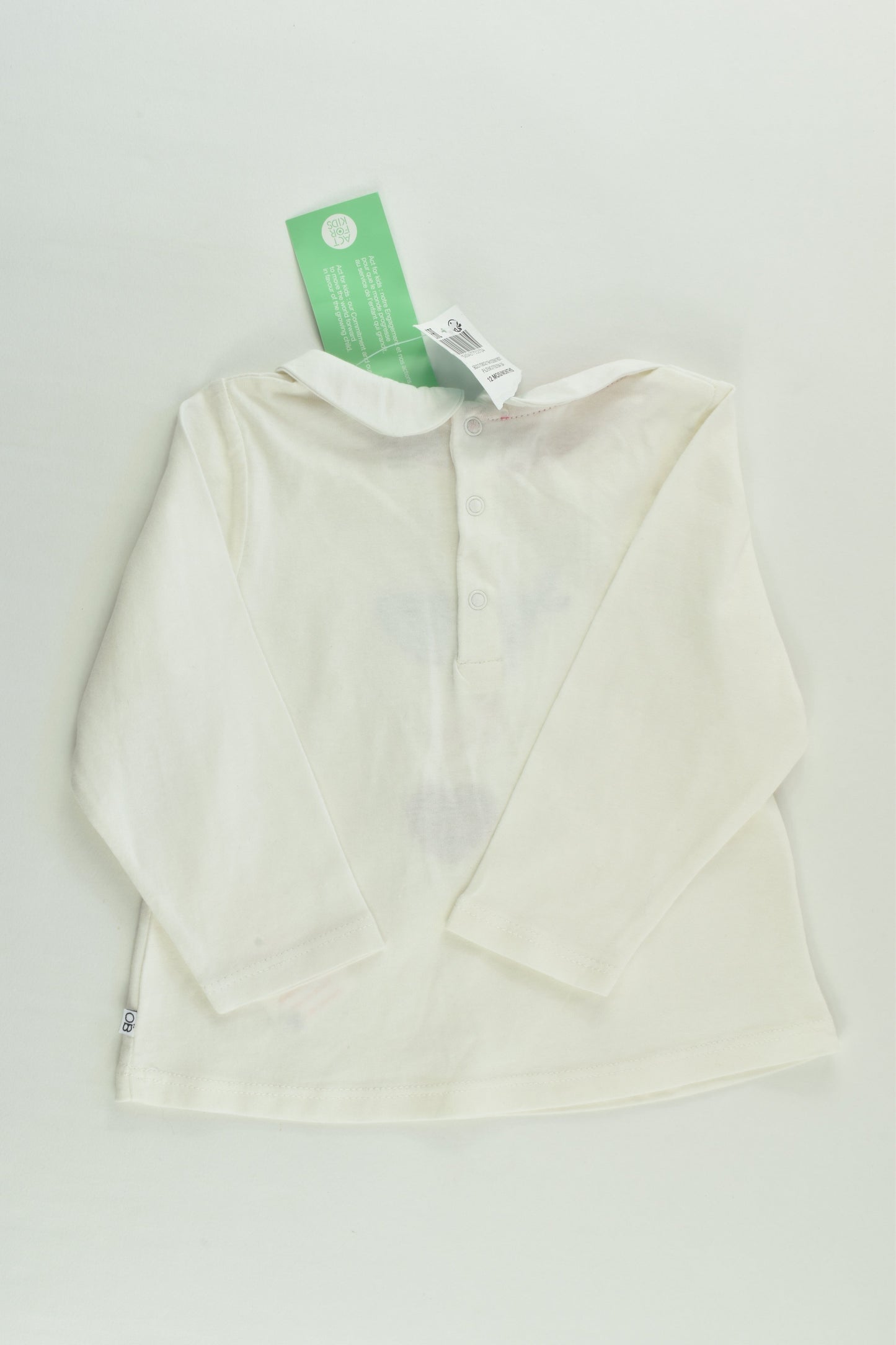 NEW Obaïbi Size 0 (12 months, 74 cm) 'Love The Ocean' Top
