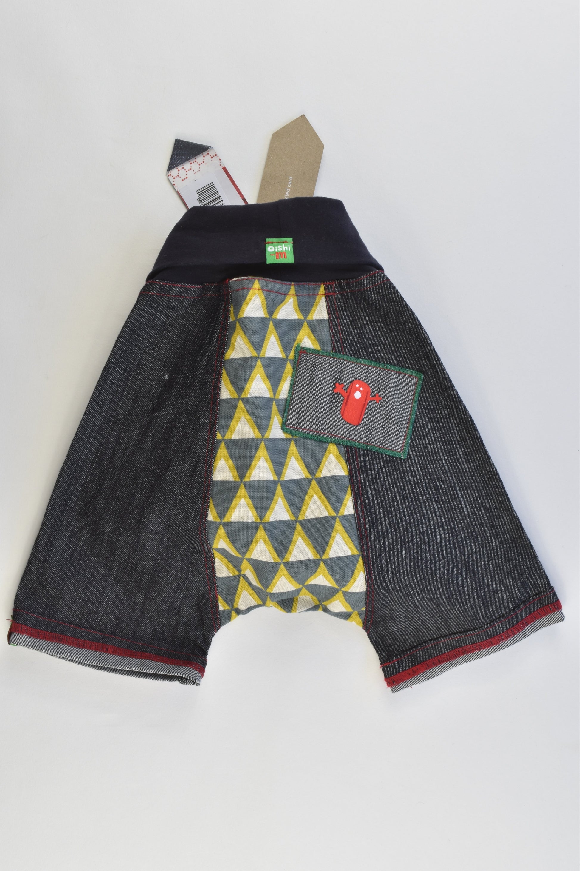 NEW Oishi-m Size 6-15 months Baggy Denim Shorts
