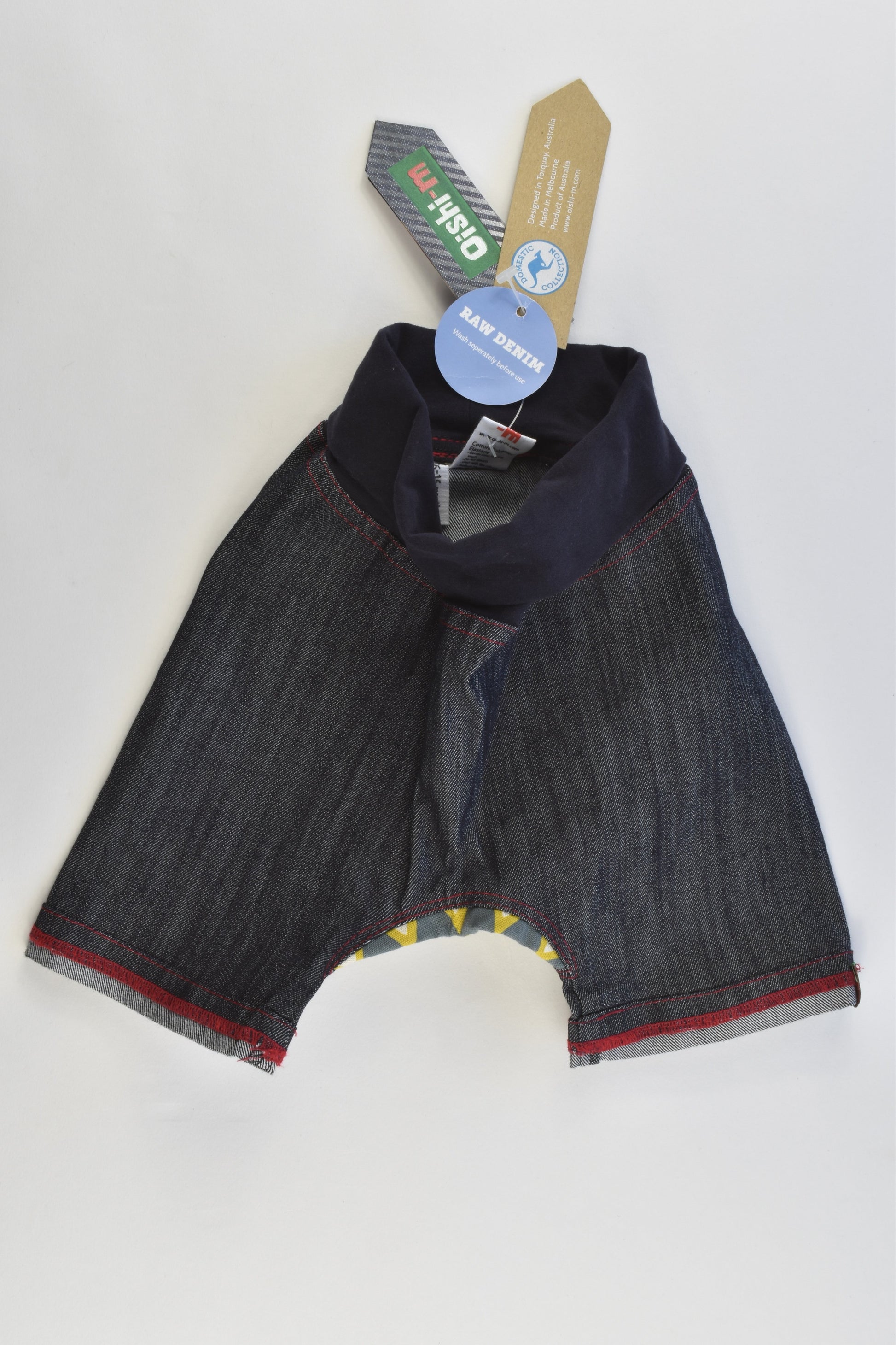 NEW Oishi-m Size 6-15 months Baggy Denim Shorts